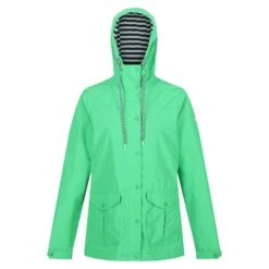 Regatta Womens/Ladies Bayarma Lightweight Waterproof Jacket (Vibrant Green)