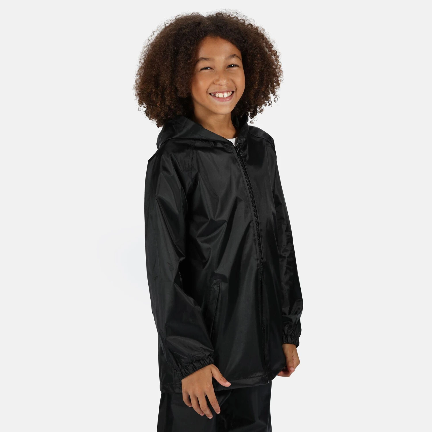 Regatta Childrens/Kids Pro Stormbreak Waterproof Jacket (Black) - Image 4