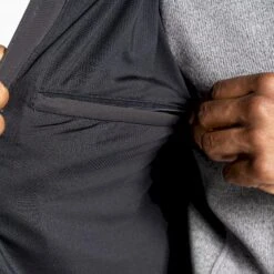 Craghoppers Mens Dynamic Plain Waterproof Jacket (Black Pepper)