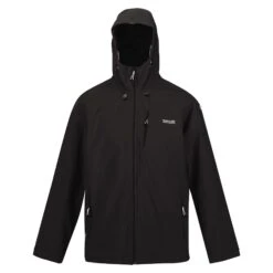 Regatta Mens Waterproof Jacket (Black)
