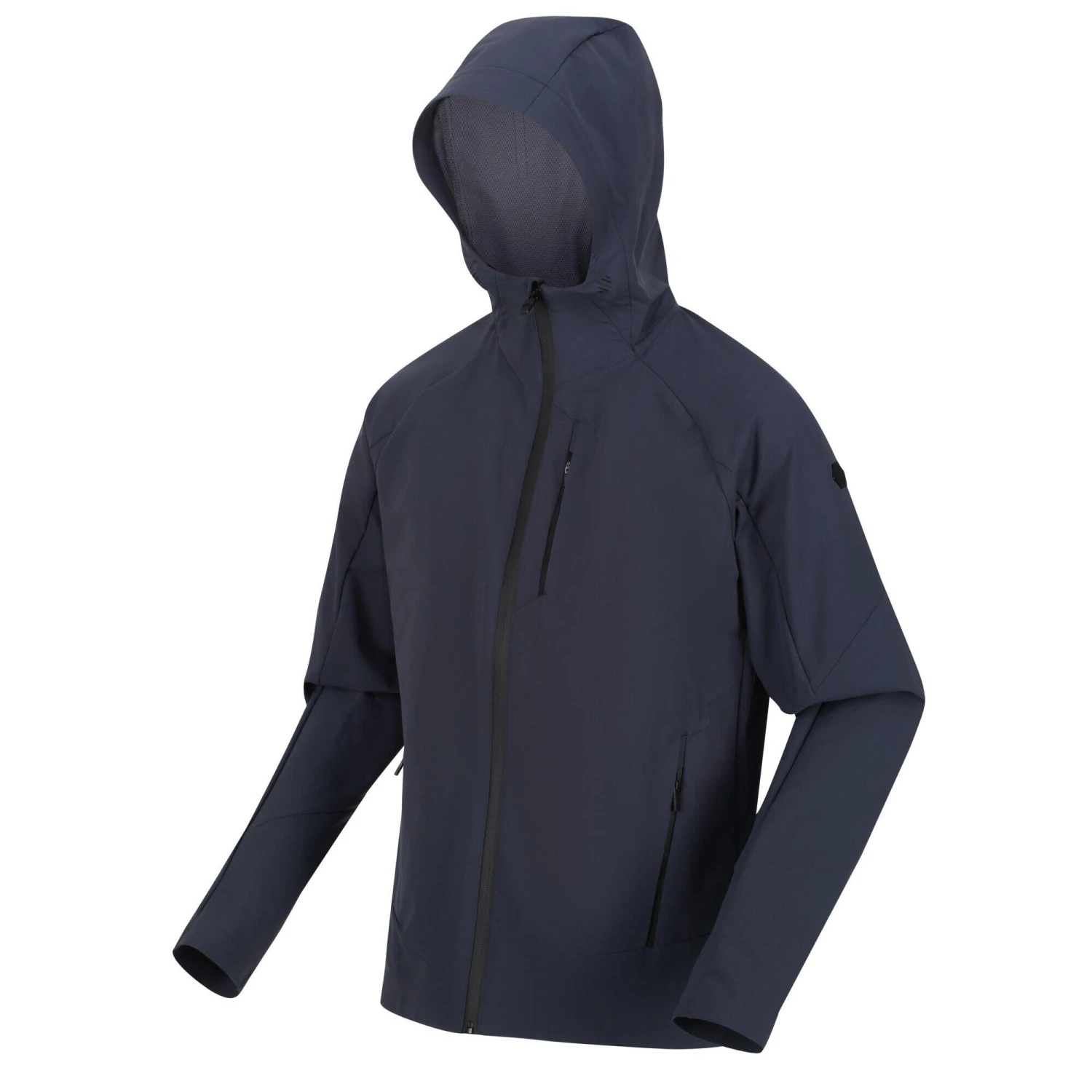 Regatta Mens Westville II Water Repellent Soft Shell Jacket (India Grey) - Image 4