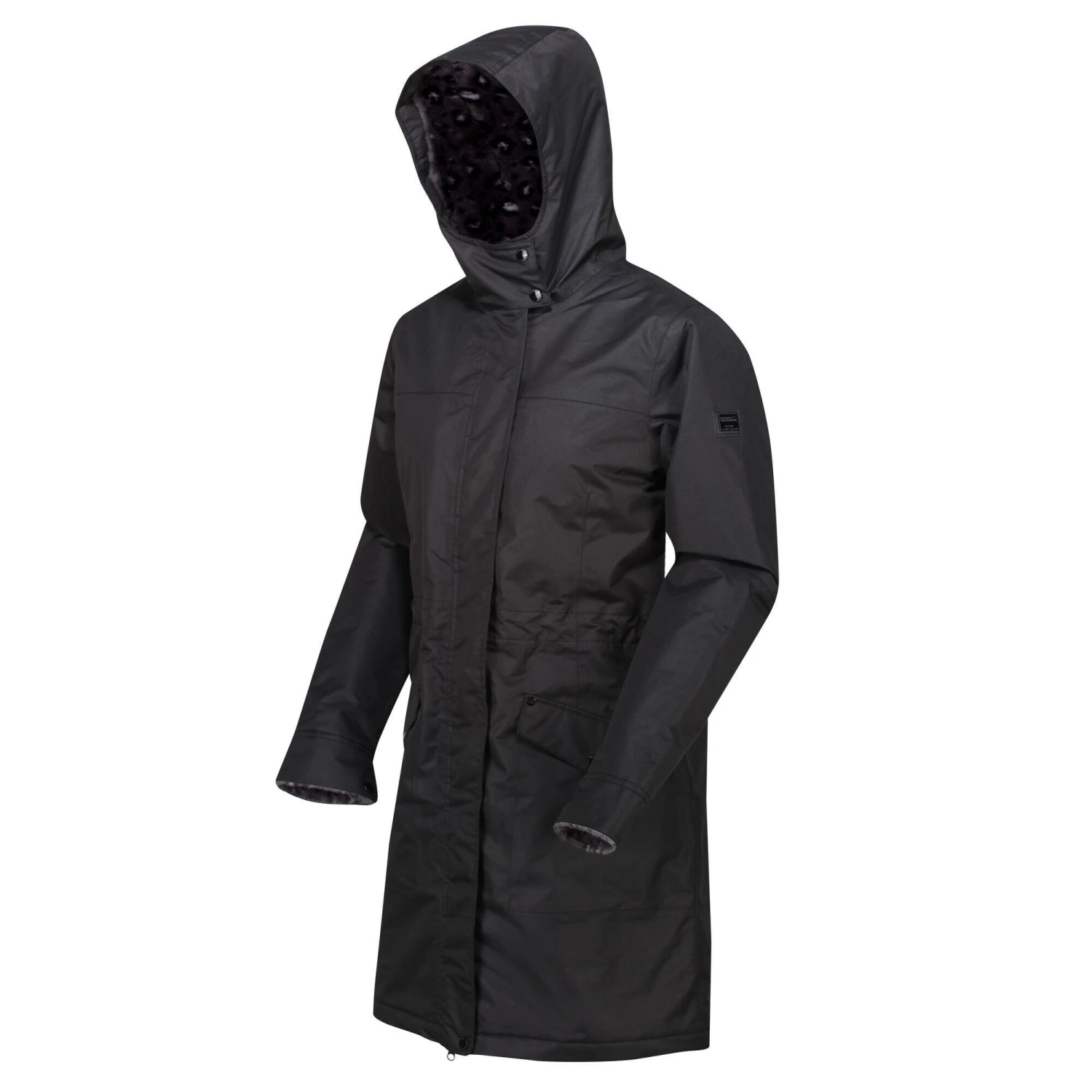 Regatta Womens/Ladies Rimona Hooded Waterproof Jacket (Black) - Image 4