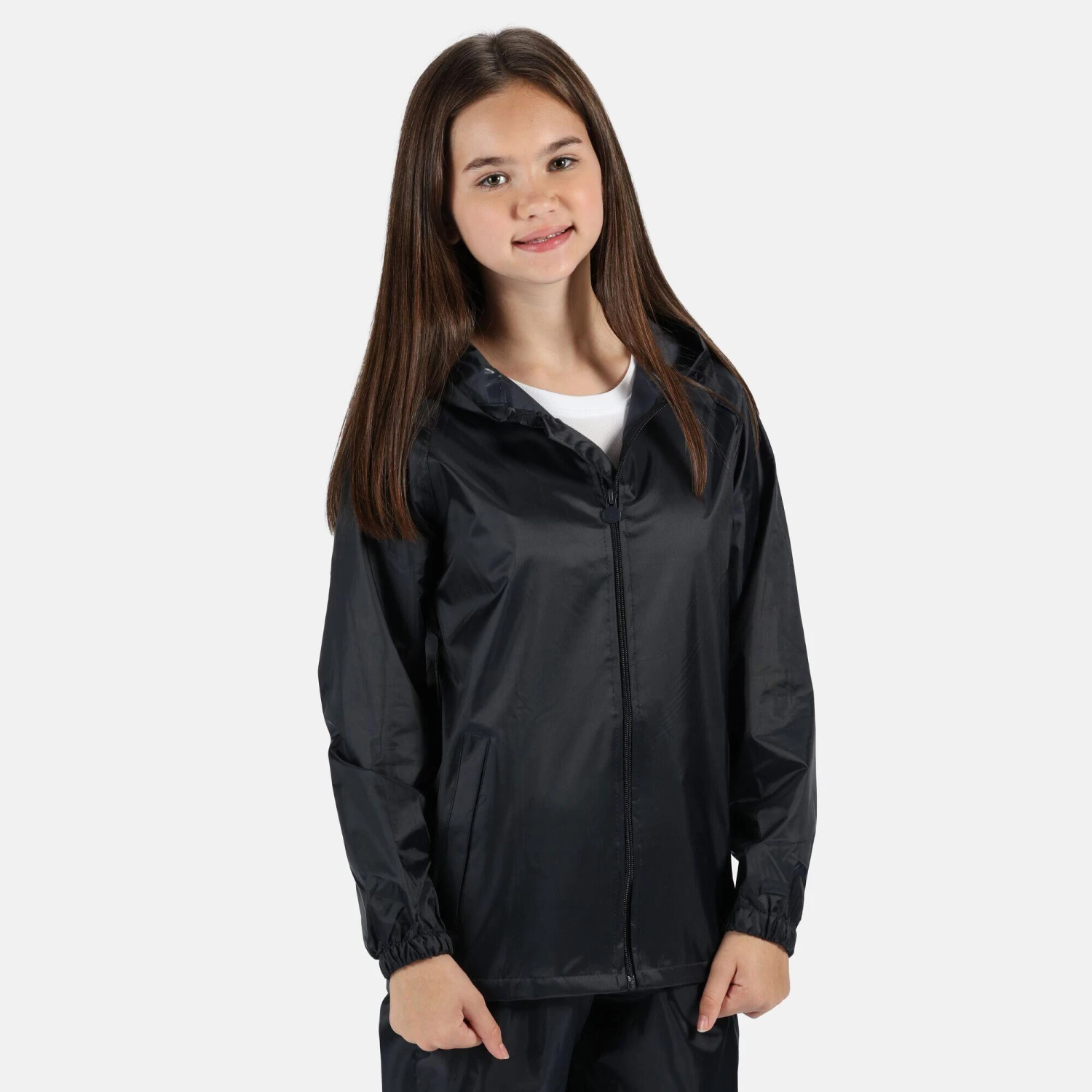 Regatta Childrens/Kids Pro Stormbreak Waterproof Jacket (Black) - Image 9