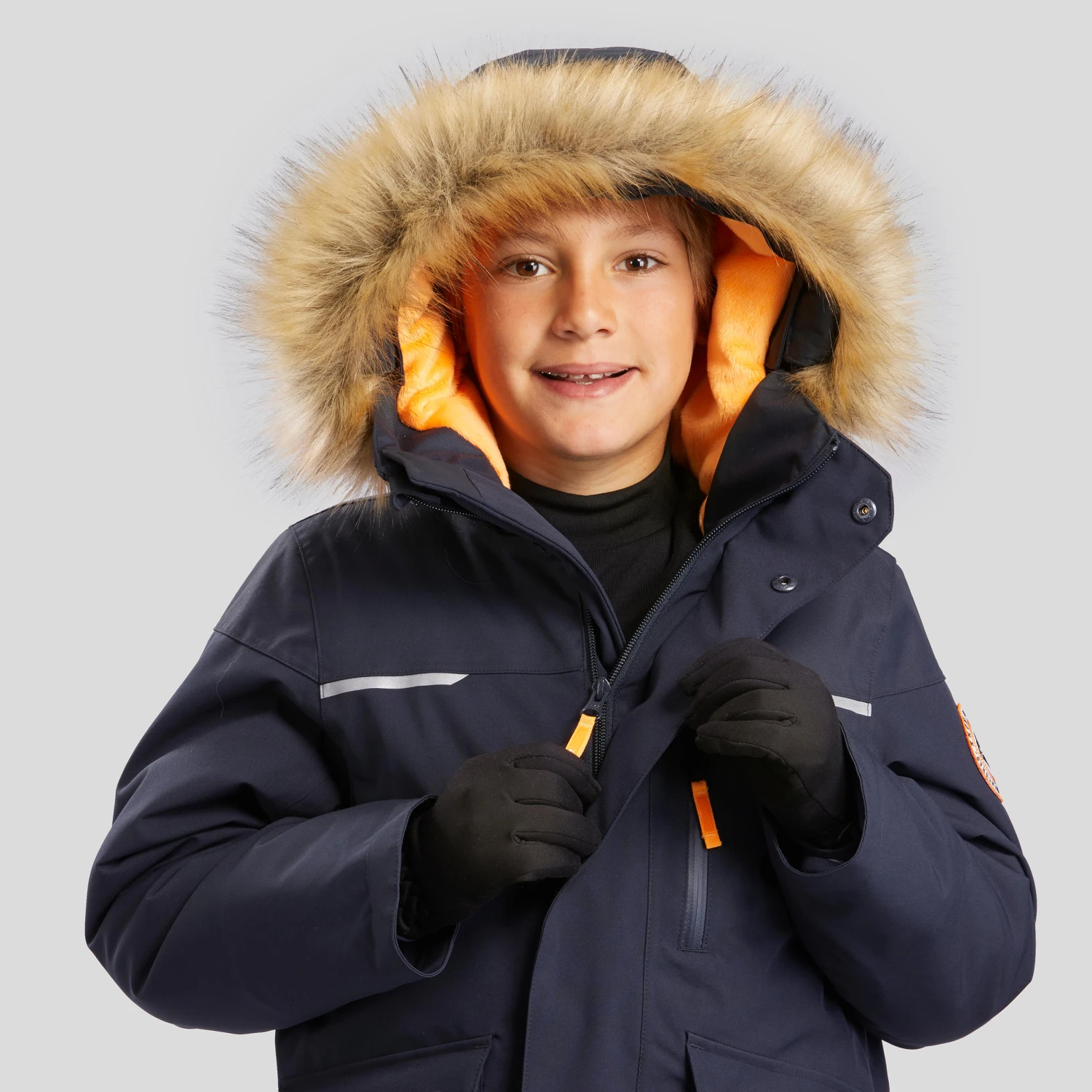 Quechua KIDS’ WARM AND WATERPROOF HIKING PARKA - SH900 -23°C - 7 - Image 5