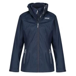 Regatta Womens/Ladies Premilla IV 3 In 1 Waterproof Jacket (Navy)
