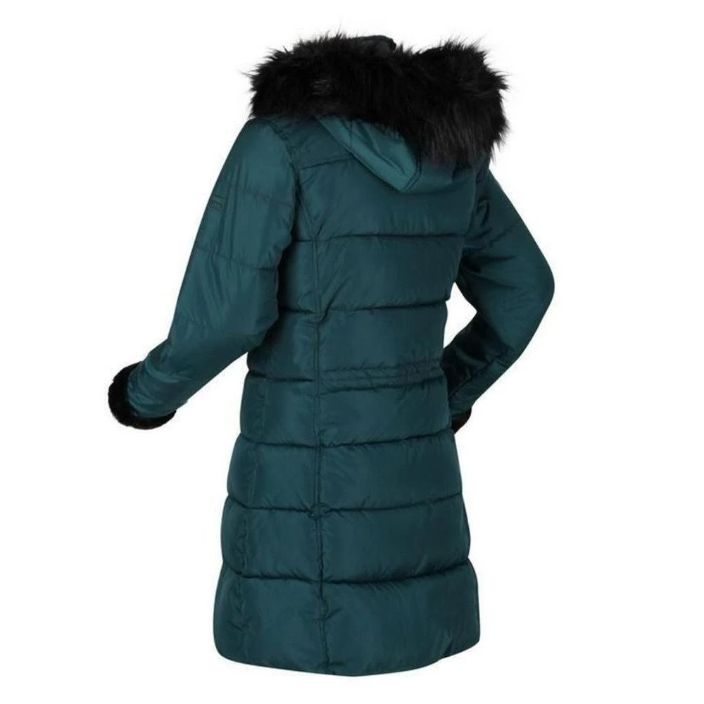 Regatta Womens/Ladies Della Insulated Parka (Evergreen) - Image 3