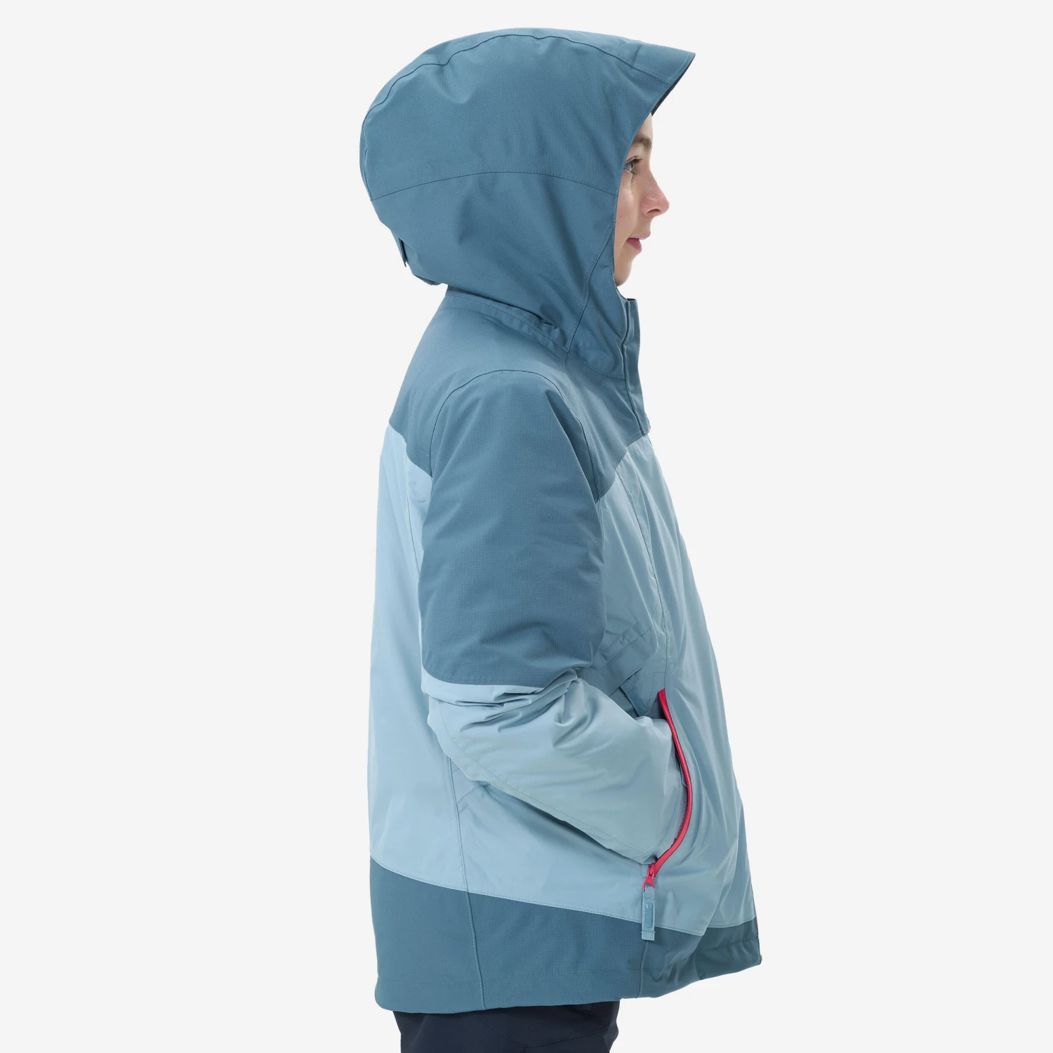 Quechua KIDS’ WARM AND WATERPROOF 3-in-1 HIKING JACKET - SH500 MT -10°C - 7 - Image 4
