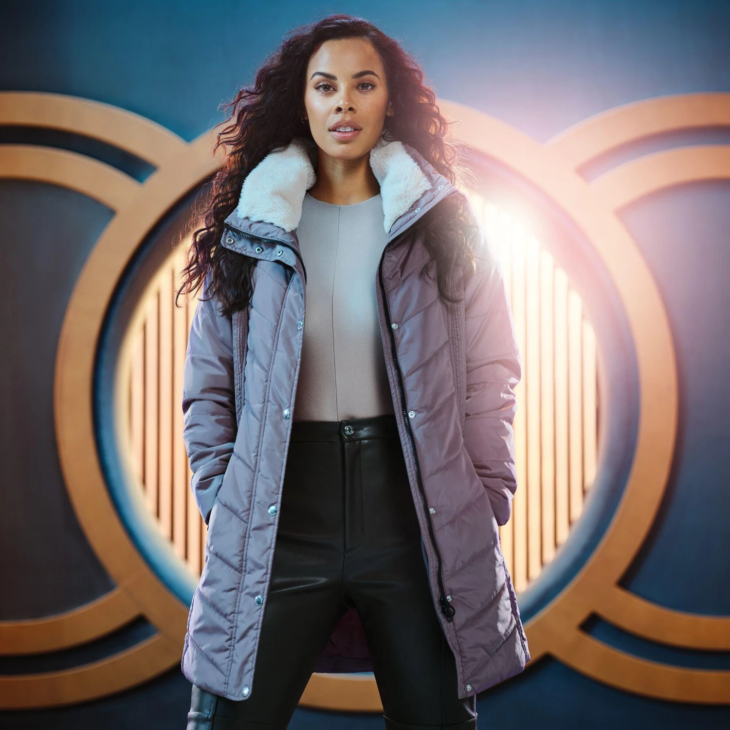 Regatta Womens/Ladies Parthenia Rochelle Humes Insulated Parka (Black) - Image 16