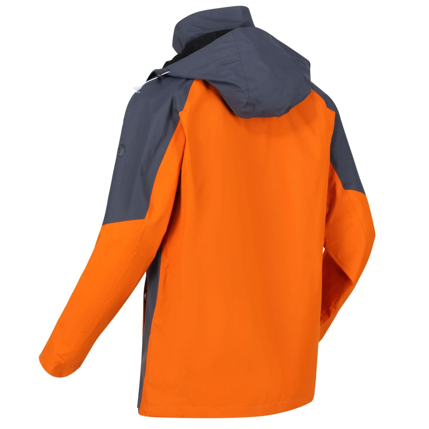 Regatta Mens Calderdale IV Waterproof Softshell Hooded Walking Jacket (Fox/India Grey) - Image 4