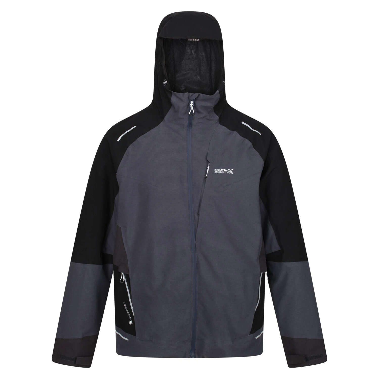 Regatta Mens Highton Pro Waterproof Jacket (Bright Kiwi/Pacific Green) - Image 6