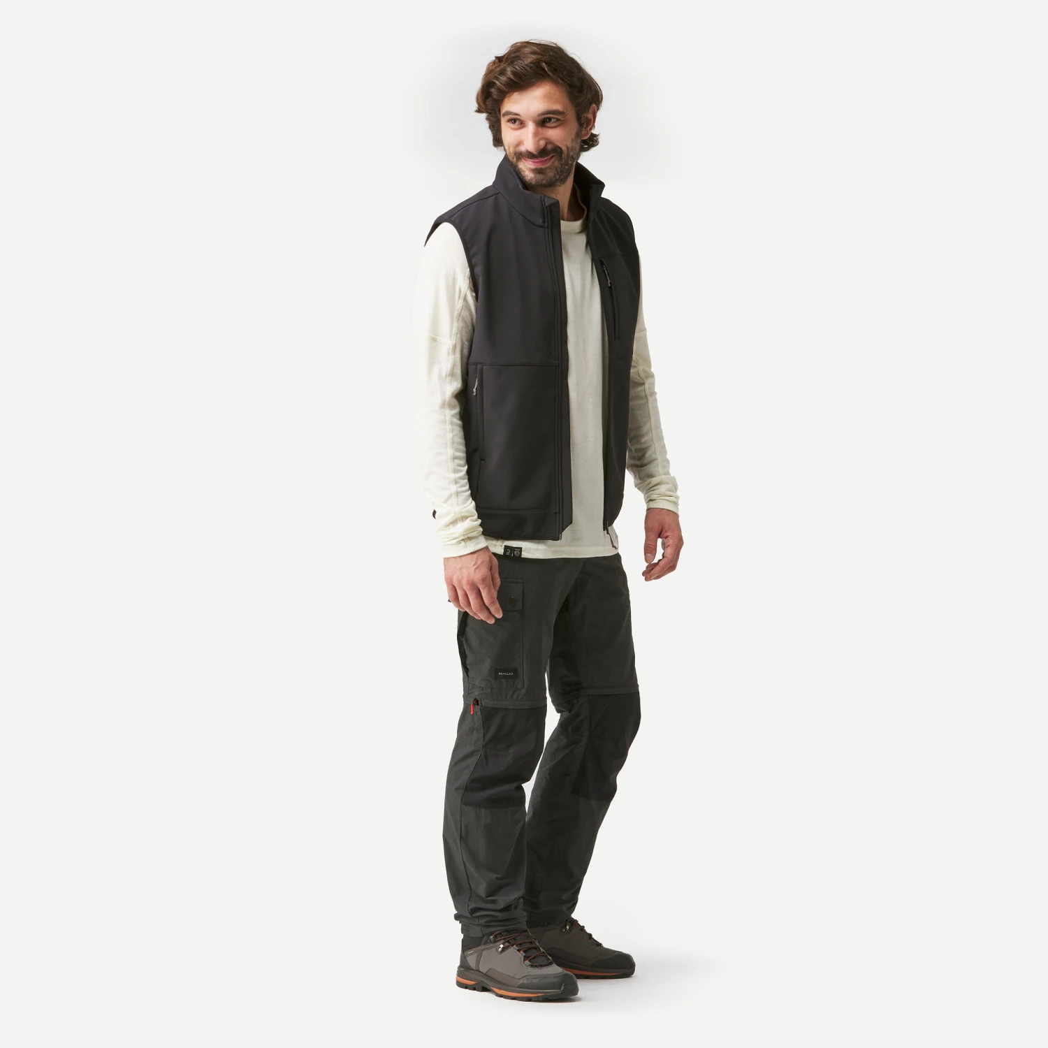 Men's Windproof Softshell Trekking Gilet - Image 4