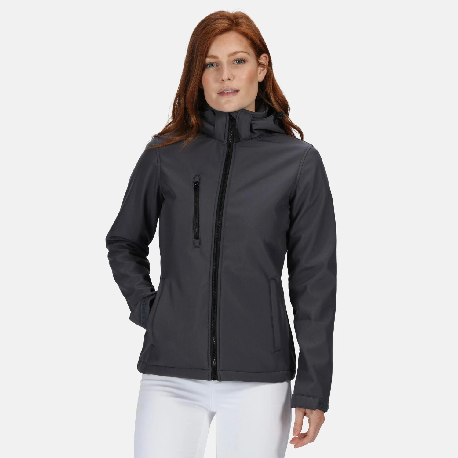 Regatta Womens/Ladies Venturer 3 Layer Membrane Soft Shell Jacket (French Blue/Navy) - Image 18