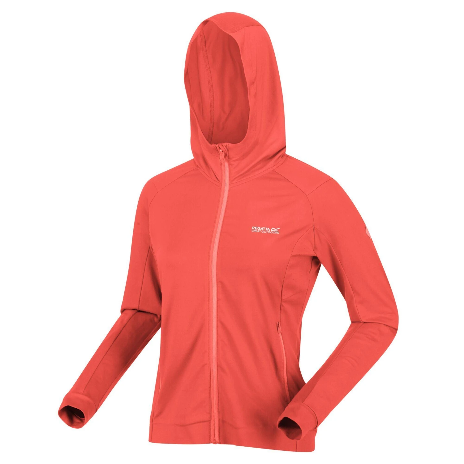 Regatta Womens/Ladies Cuba II Soft Shell Jacket (Neon Peach) - Image 3