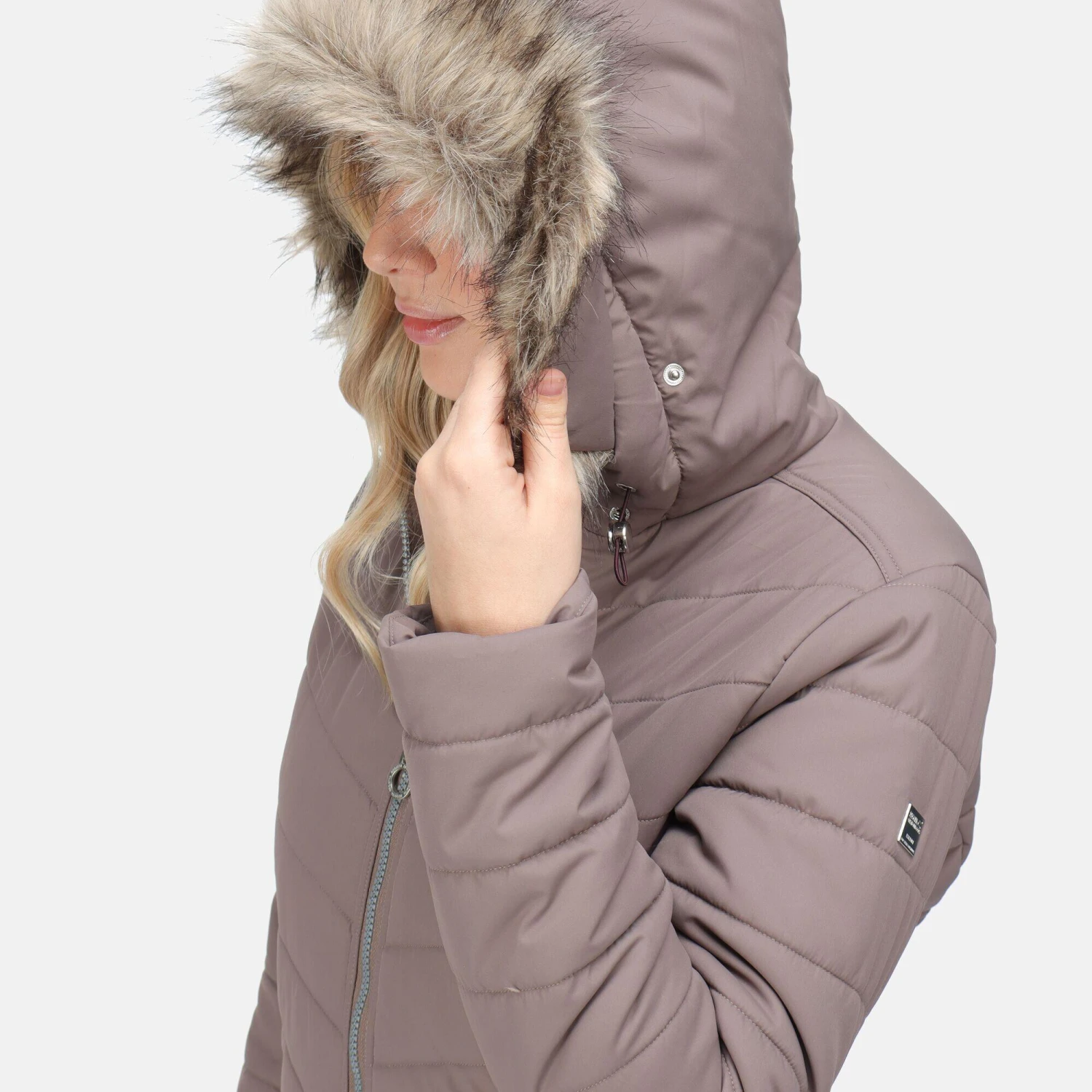 Regatta Womens/Ladies Fritha Parka (Dark Khaki) - Image 11