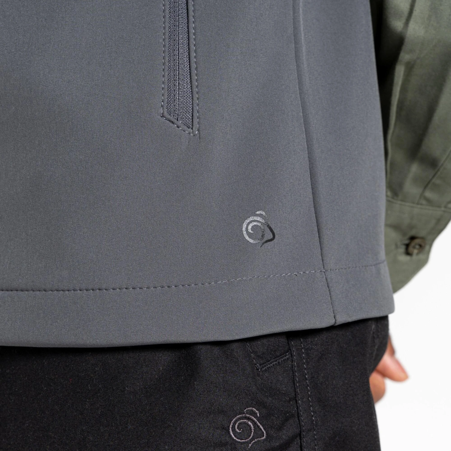 Craghoppers Mens Expert Basecamp Softshell Body Warmer (Black) - Image 8