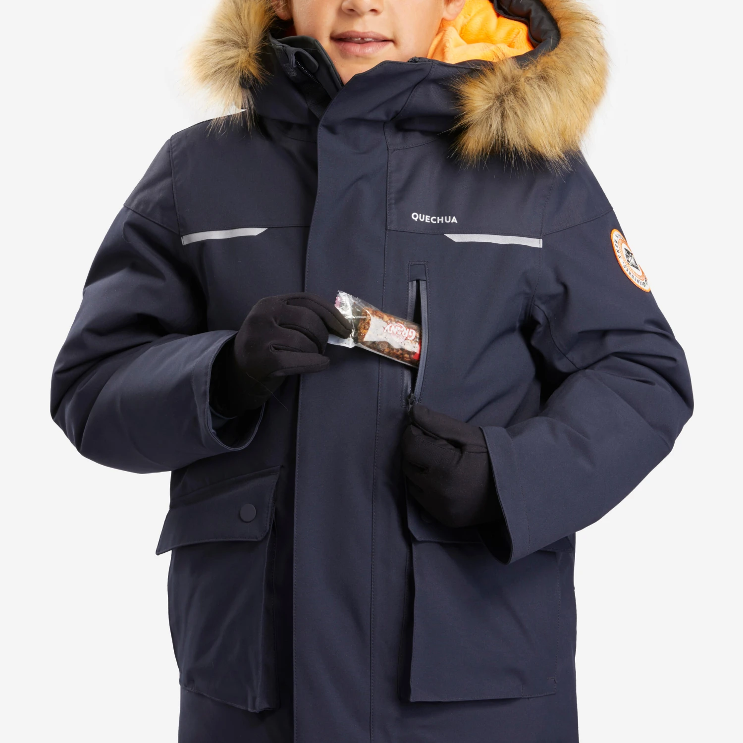 Quechua KIDS’ WARM AND WATERPROOF HIKING PARKA - SH900 -23°C - 7 - Image 9