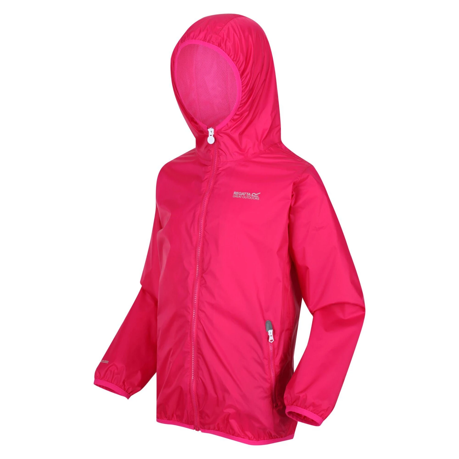 Regatta Great Outdoors Childrens/Kids Lever II Packaway Rain Jacket (Pacific Green) - Image 20