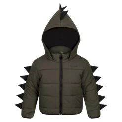 Regatta Childrens/Kids Dinosaur Padded Jacket (Grape Leaf)