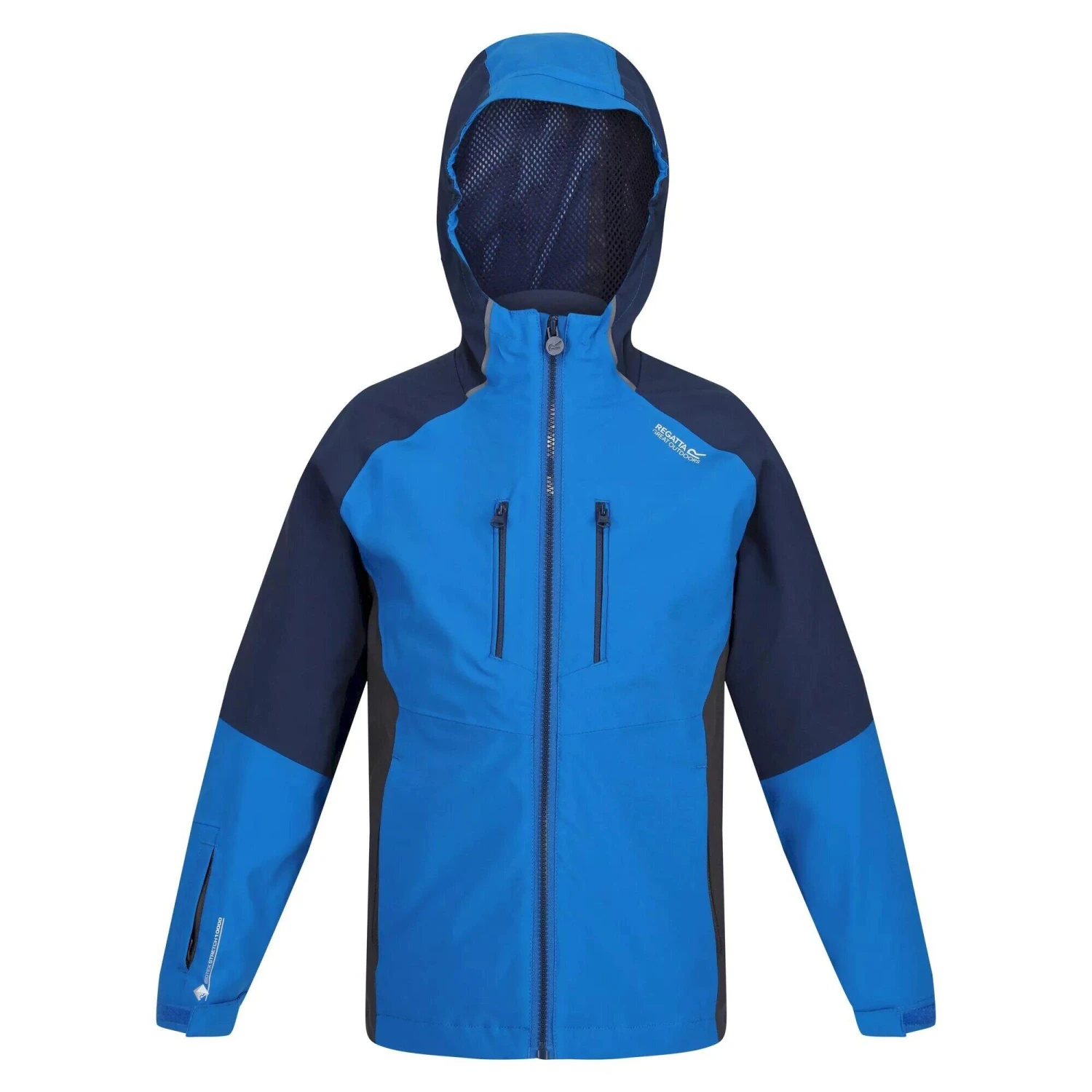 Regatta Childrens/Kids Hydrate VII 3 In 1 Waterproof Jacket (Bright Kiwi/Black) - Image 4