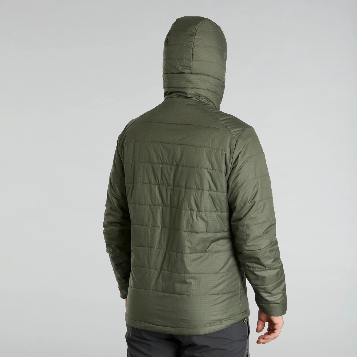 Men's Synthetic Mountain Trekking Hooded Padded Jacket - MT100 - Image 18