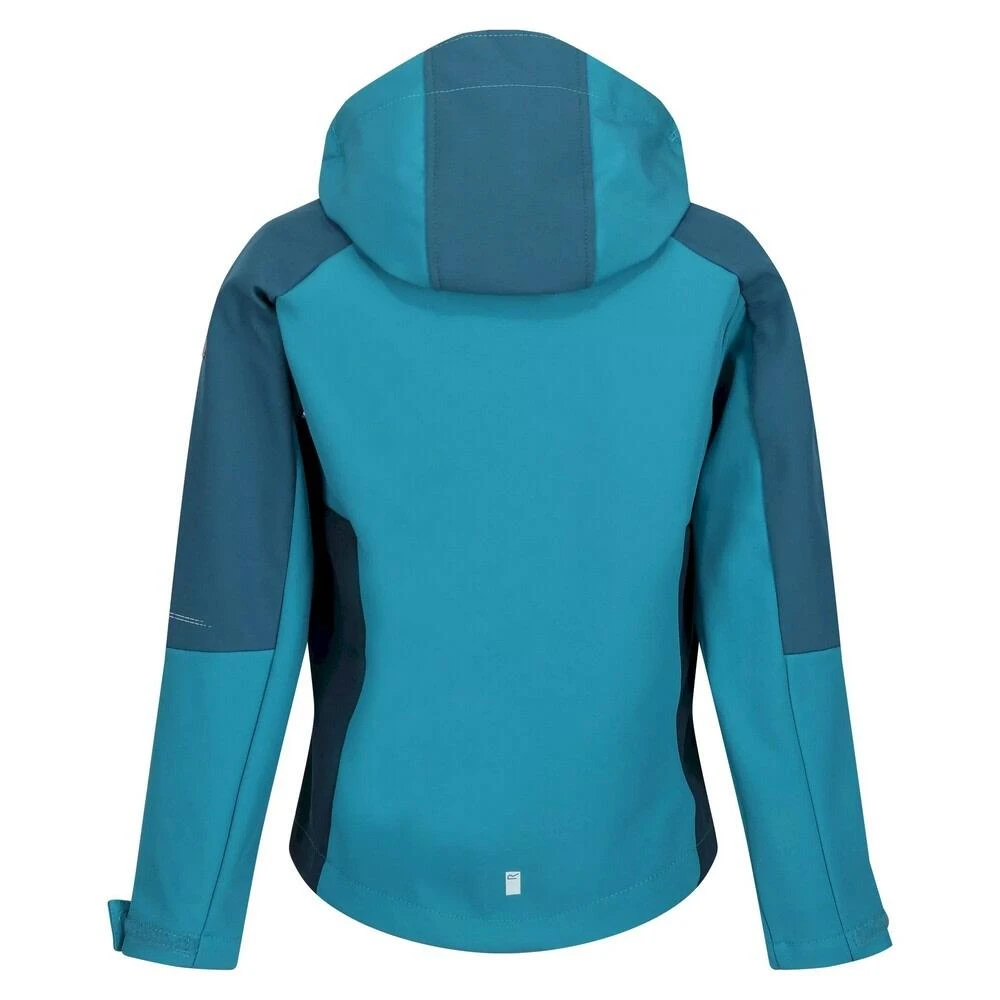 Regatta Childrens/Kids Eastcott II Soft Shell Jacket (Sky Diver Blue/Admiral Blue) - Image 6
