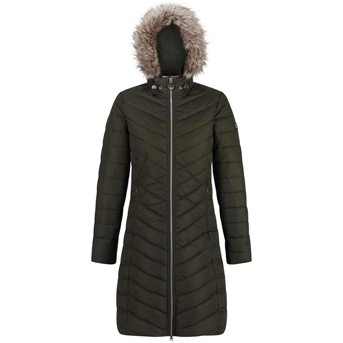 Regatta Womens/Ladies Fritha Parka (Dark Khaki)