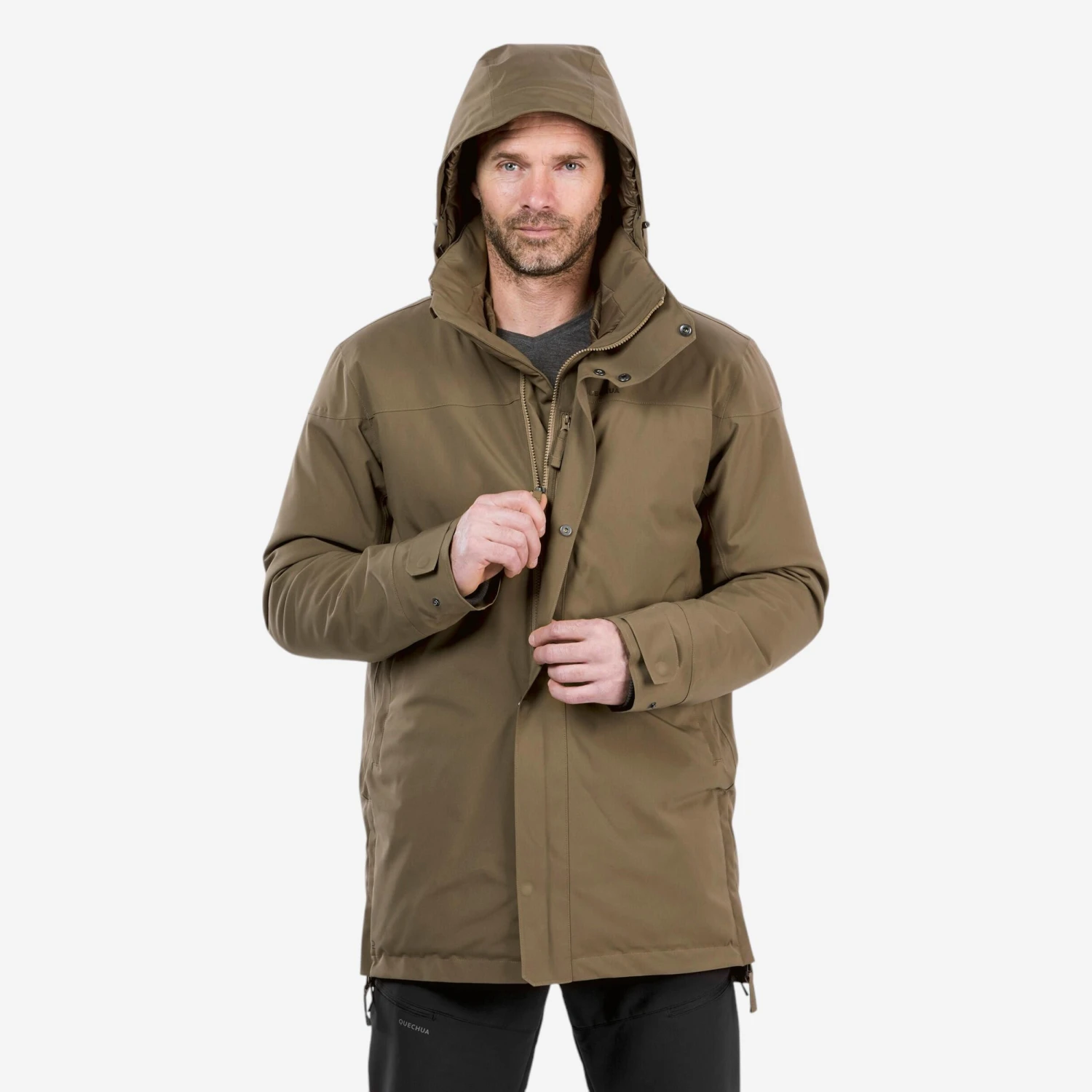 Quechua MEN'S HIKING WATERPROOF WINTER PARKA - SH500 - Image 2