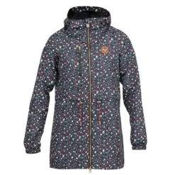 Womens/Ladies Aubrion Hackney Waterproof Jacket (Green/Burgundy)