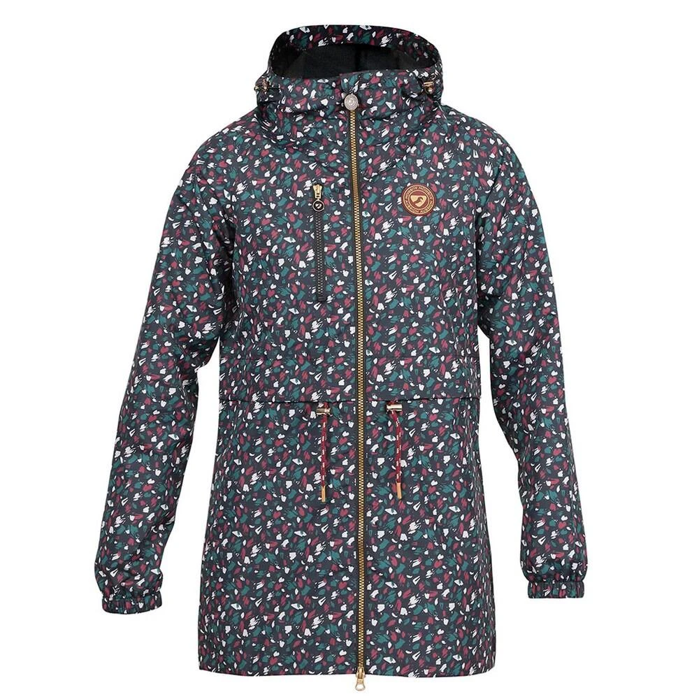 Womens/Ladies Aubrion Hackney Waterproof Jacket (Green/Burgundy)