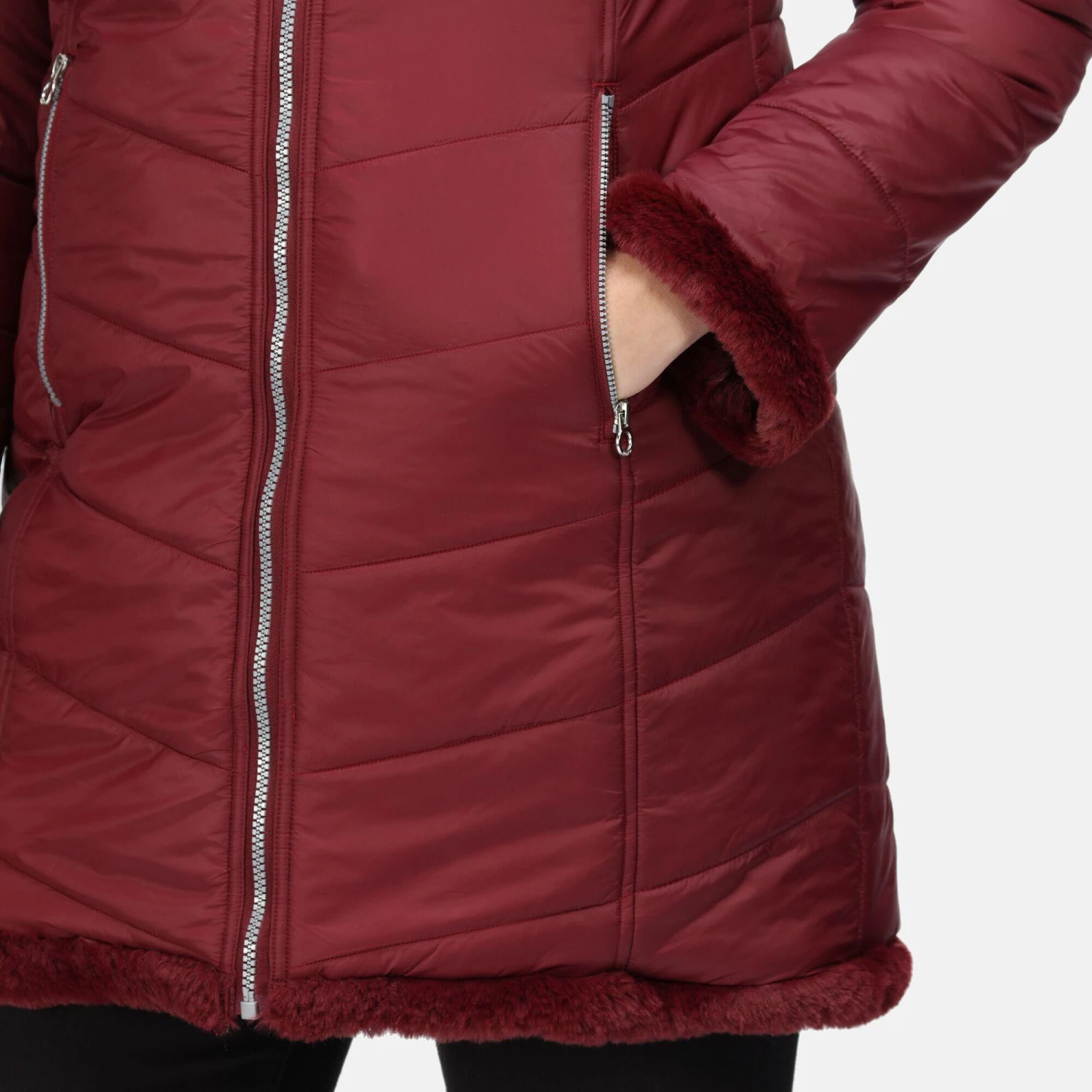 Regatta Womens/Ladies Charlize Insulated Parka (Black) - Image 7
