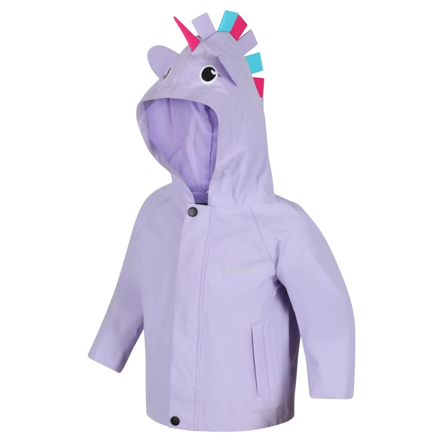 Regatta Childrens/Kids Unicorn Waterproof Jacket (Lilac) - Image 3