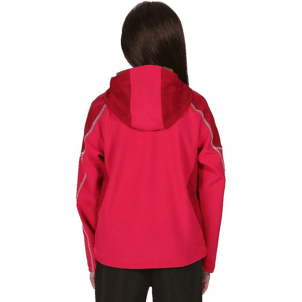 Regatta Childrens/Kids Acidity IV Reflective Hooded Softshell Jacket (Duchess - Image 3