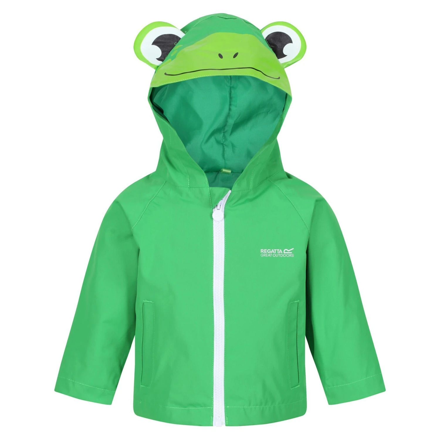 Regatta Childrens/Kids Frog Waterproof Jacket (Extreme Green)