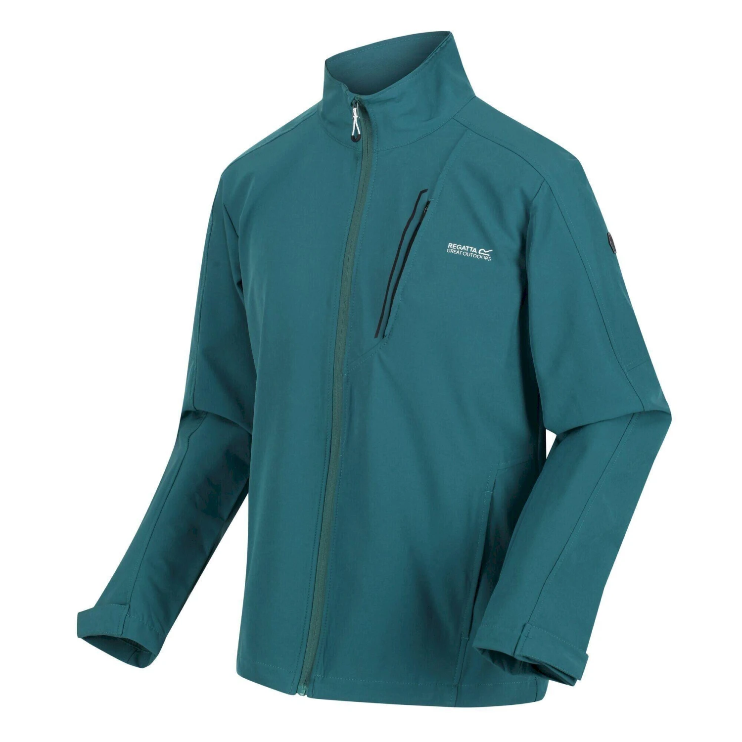 Regatta Mens Nantfeld Soft Shell Jacket (Pacific Green) - Image 4